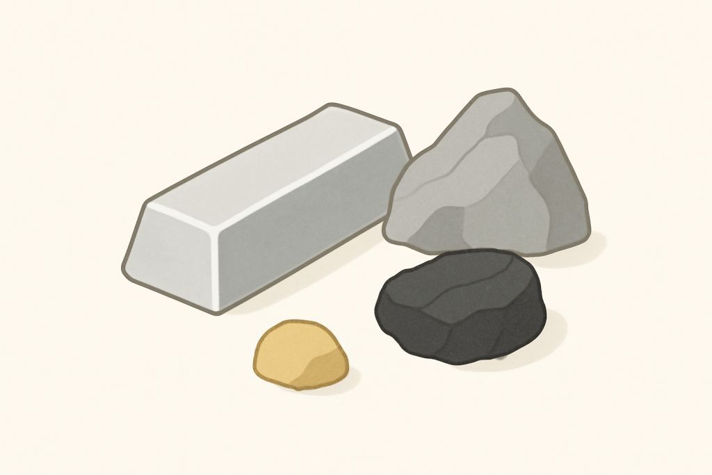 METALS, NONMETALS & MINERALS