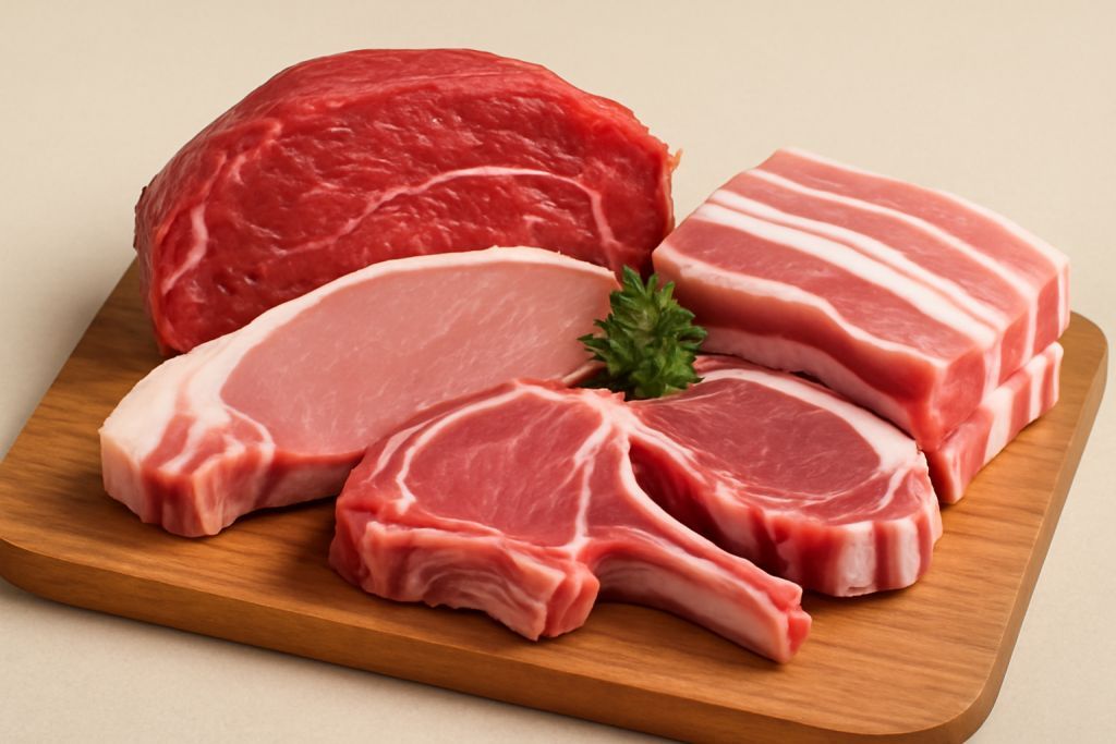 Fresh Meats (beef, pork, lamb)