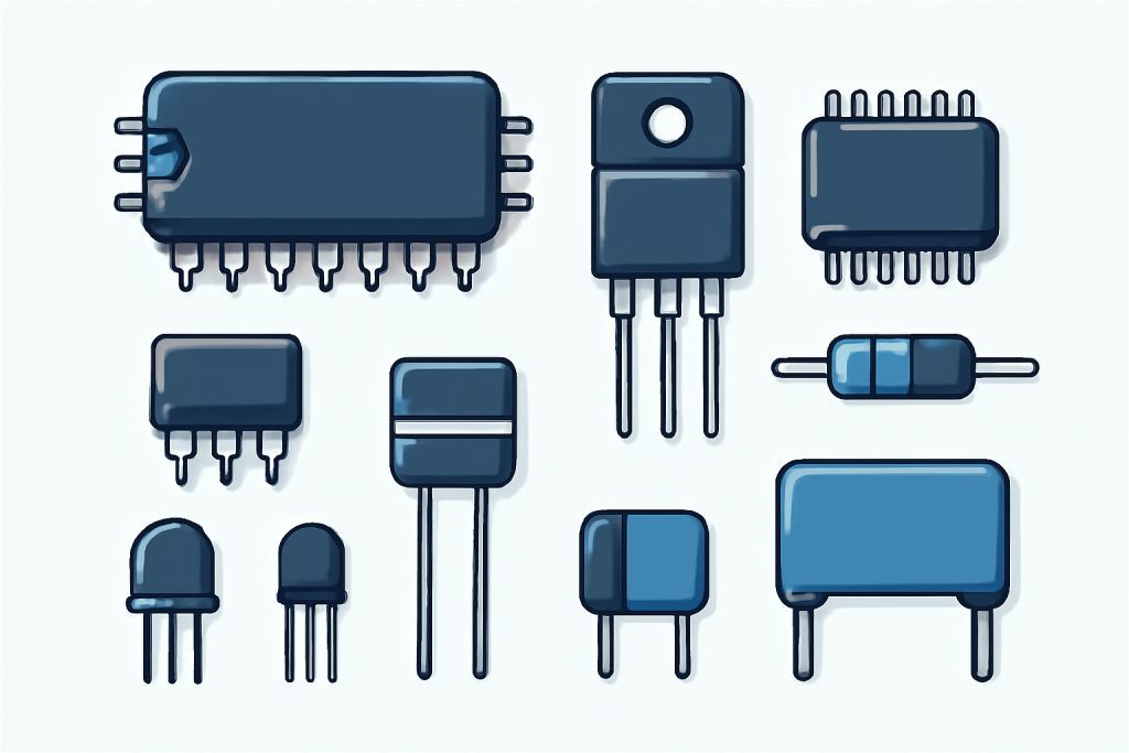 Electronic Components (ICs, Transistors, Diodes)