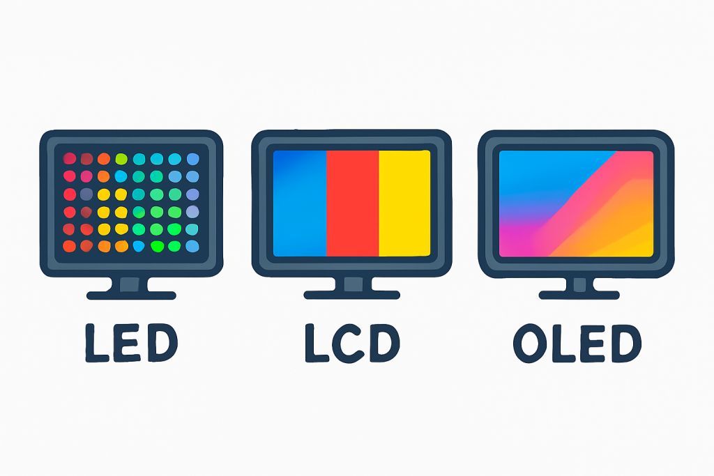 Electronic Displays (LED, LCD, OLED)