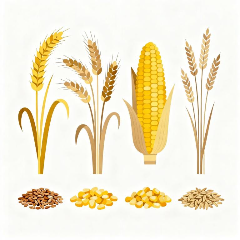 Grains (Wheat, Corn, Barley)