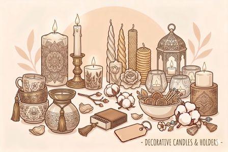 Decorative Candles & Holders