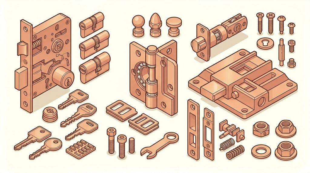 Locks, Hinges & Latches