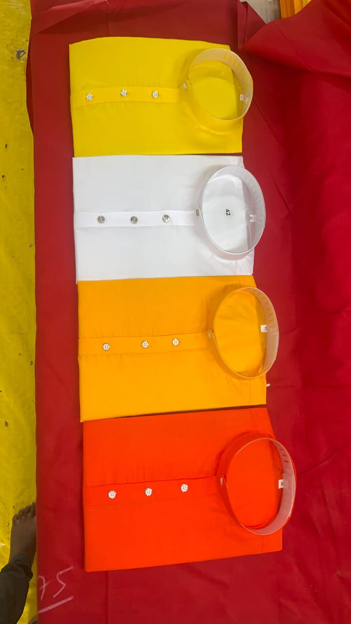 Cotton Plain Kurta (Multiple Colors)