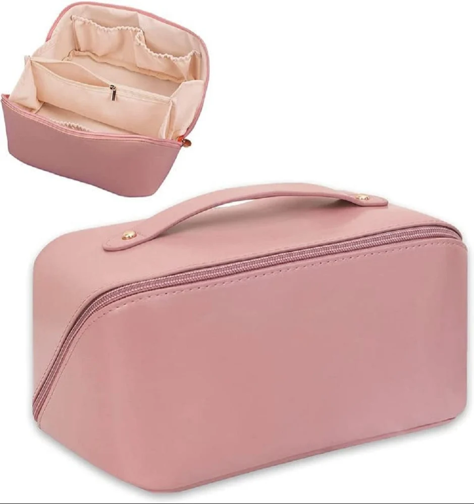 Leather Cosmetics Makeup Bag