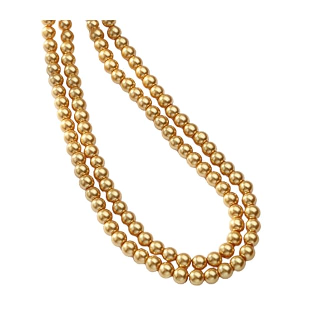 Long Pearl Strand Necklace