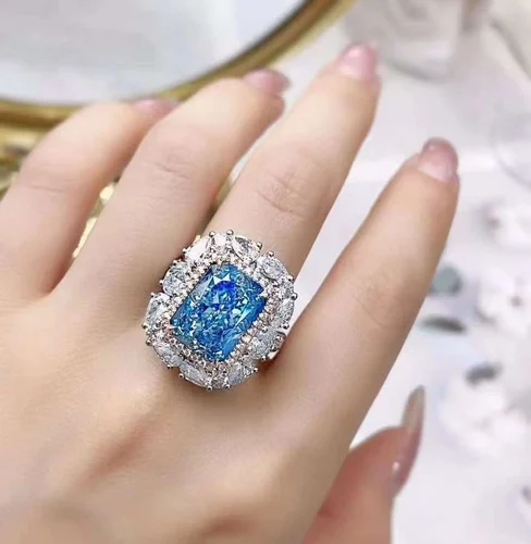 Blue Diamond Jewelry Manufacturer Rare Blue Diamond Supplier Export