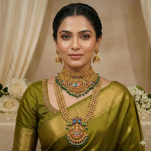 Bridal Temple Jewelry Manufacturer South Indian Bridal Jewelry Supplier