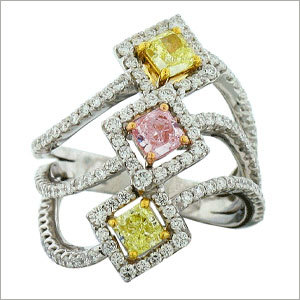 Colored Diamond Jewelry Manufacturer Fancy Diamond Supplier Export