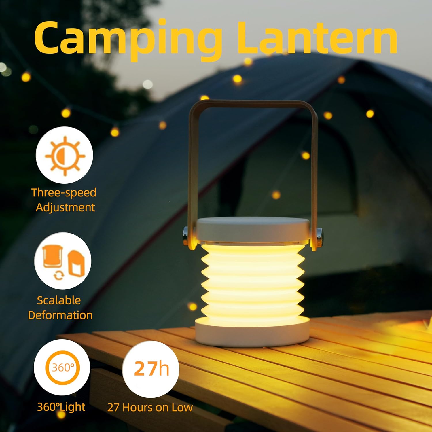 Foldable Rechargeable Lanterns
