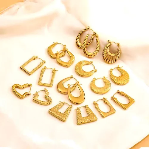 Hoop Earrings Manufacturer Trendy Hoop Jewelry Supplier Export
