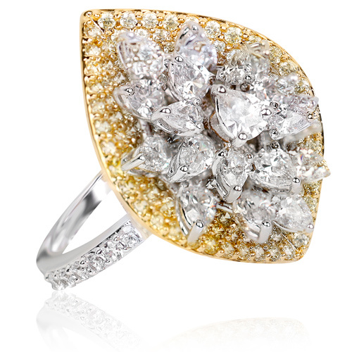 Luxury Rings Manufacturer India High End Gold Diamond Rings Supplier Export
