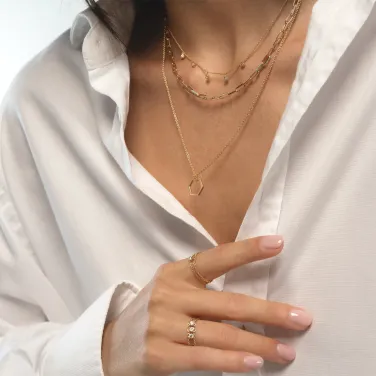 Minimalist Necklaces Manufacturer Daily Wear Jewelry Supplier Export