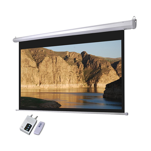 Motorized Projection Screens with Remote Control