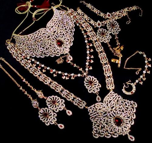 Premium Platinum Wedding Jewelry Sets Supplier Luxury Bridal Jewelry Export