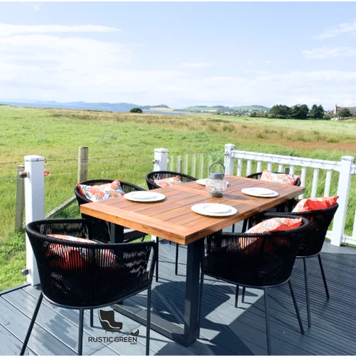 Restaurant Outdoor Dining Furniture Aluminum Export Set