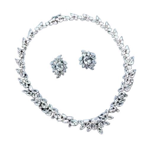 Silver Necklace and Earring Set Manufacturer India Wholesale Export
