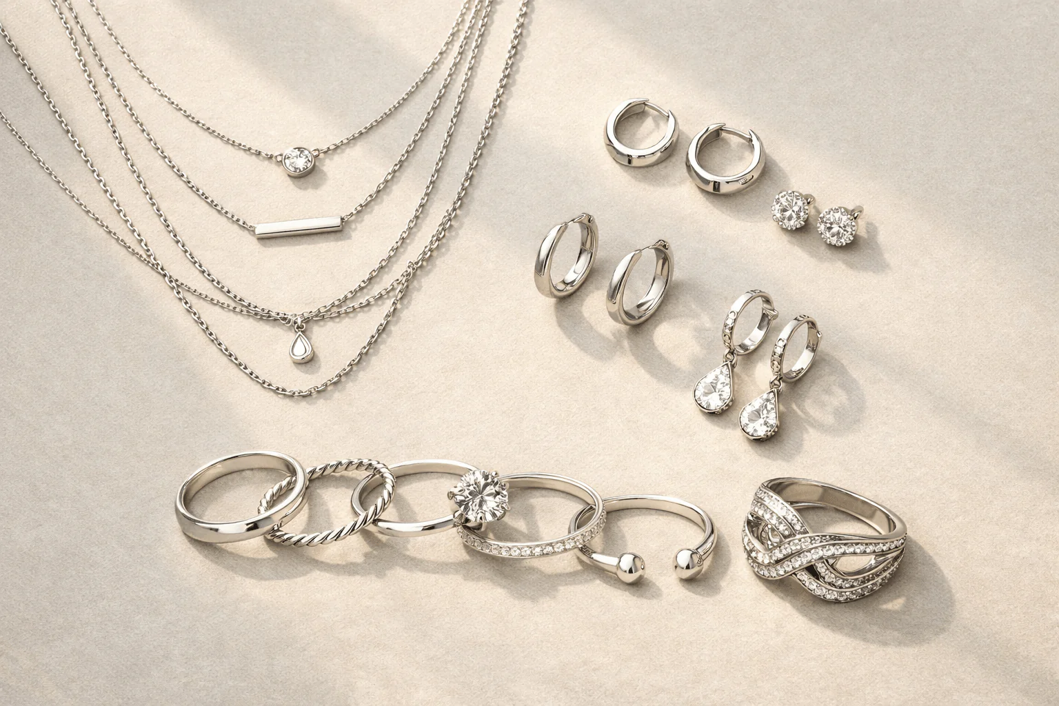 Minimalist Silver Jewelry Manufacturer & Wholesale Exporter from India